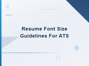 Best Resume Font Sizes for Ats-Friendly Formatting Guidelines